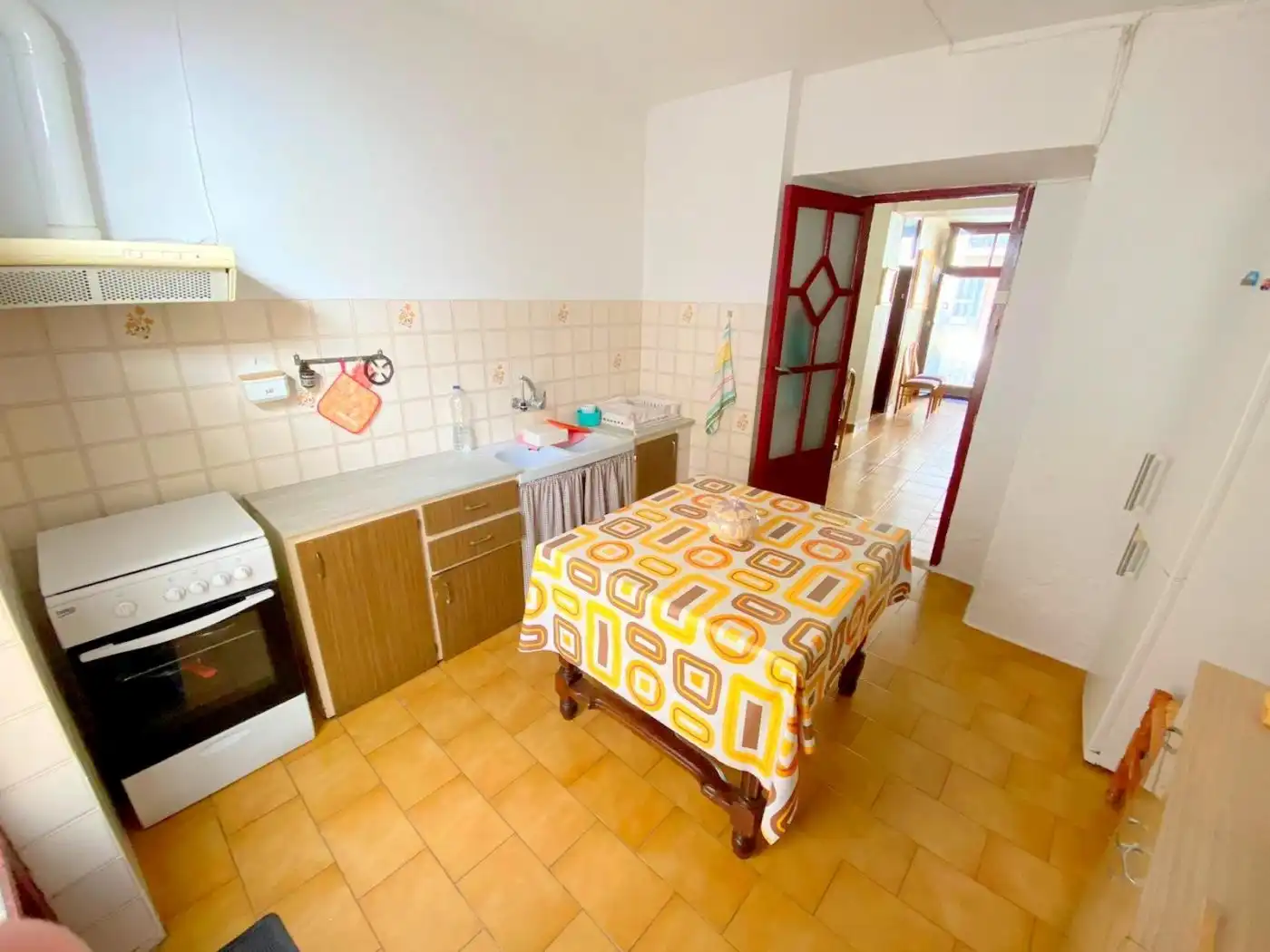 Kitchen of Houses for sale in La Font de la Figuera  with Heating, Terrace and Storage room