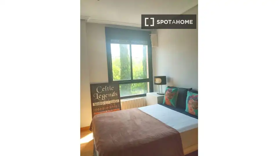 Habitación de Piso para compartir en Madrid con Aire acondicionado, Calefacción y Terraza