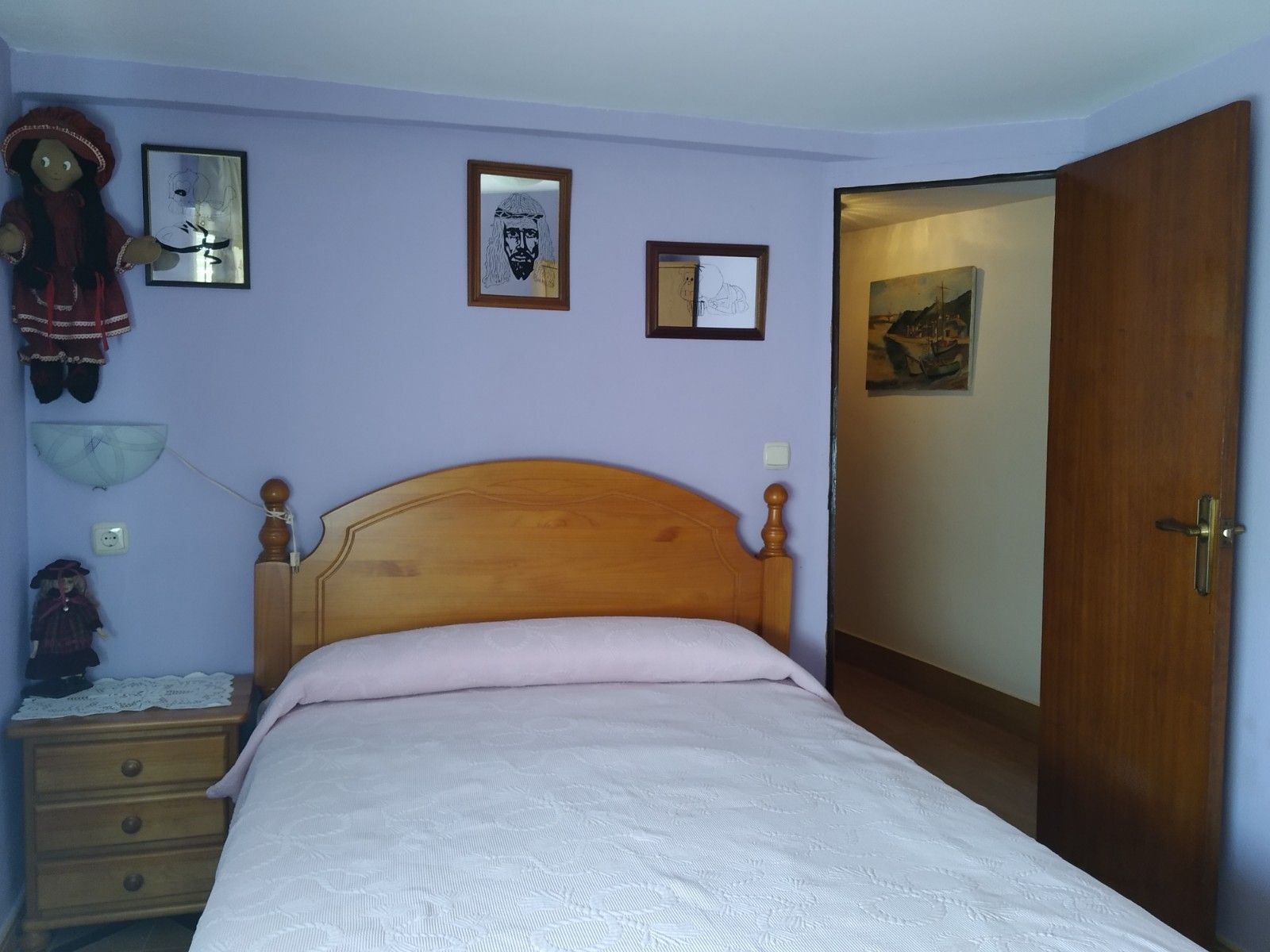 Bedroom of House or chalet for sale in Santa Eulalia Bajera  with Furnished and Washing machine