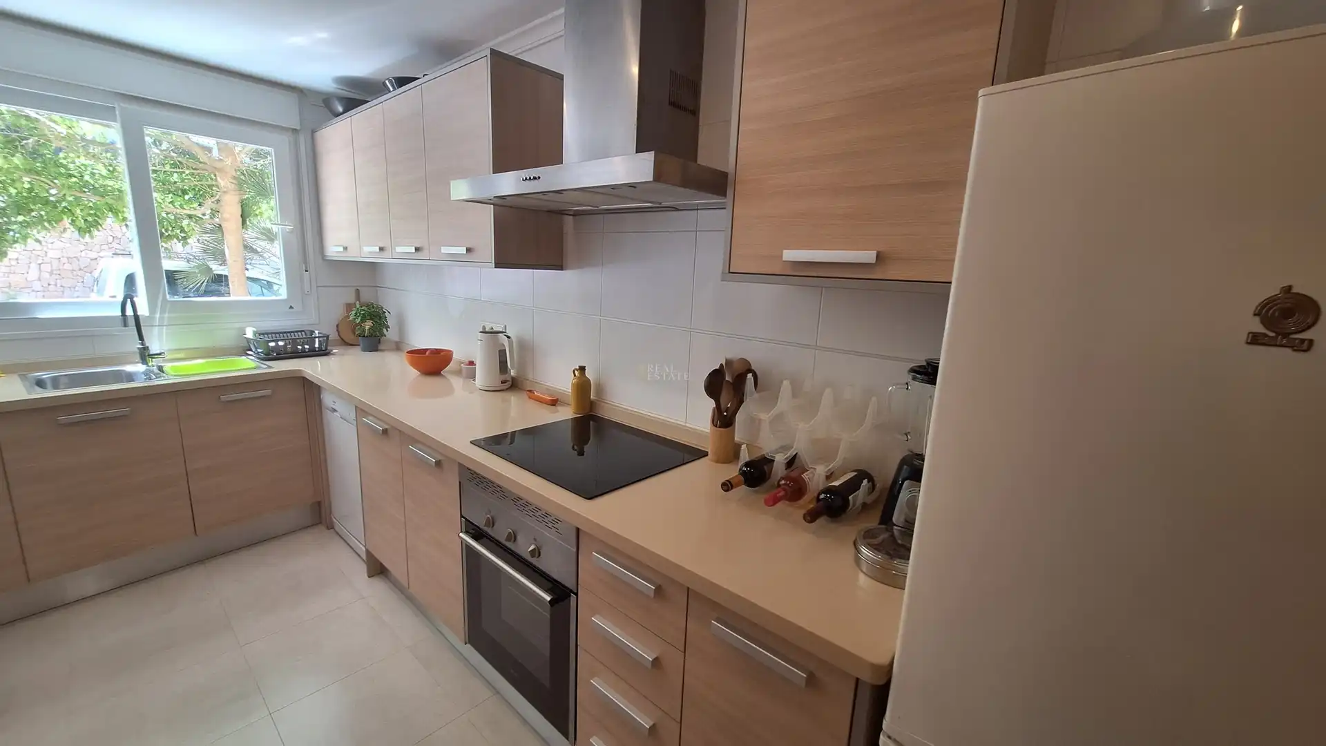 Kitchen of Flat for sale in Jávea / Xàbia  with Air Conditioner, Terrace and Swimming Pool