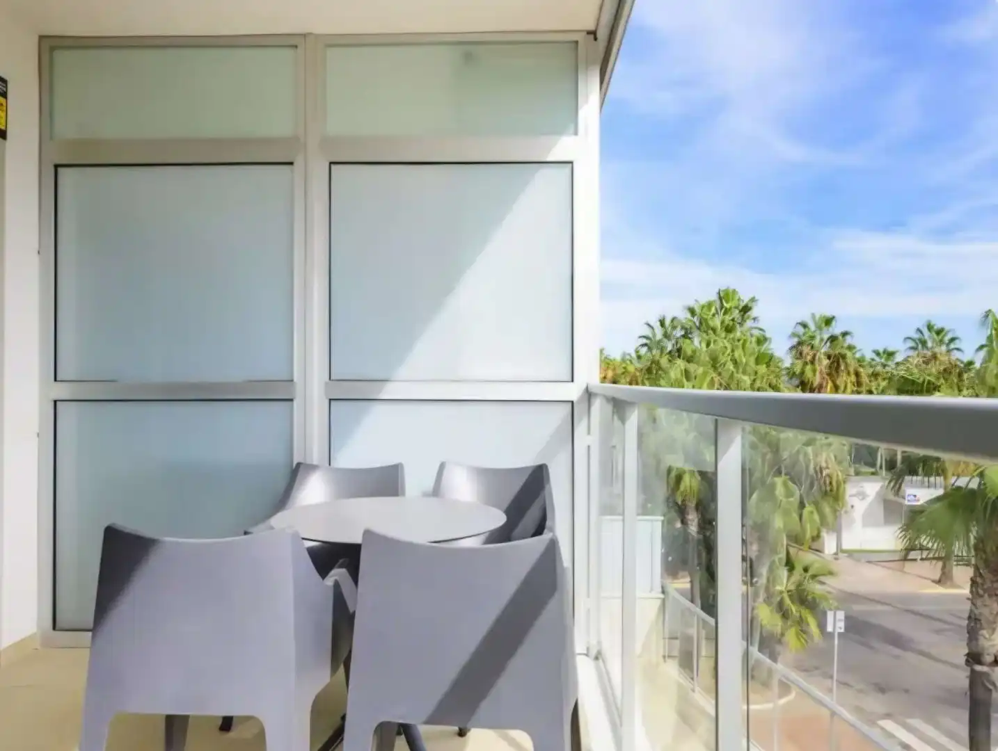 Balcony of Apartments for sale in Oropesa del Mar / Orpesa  with Air Conditioner, Terrace and Swimming Pool