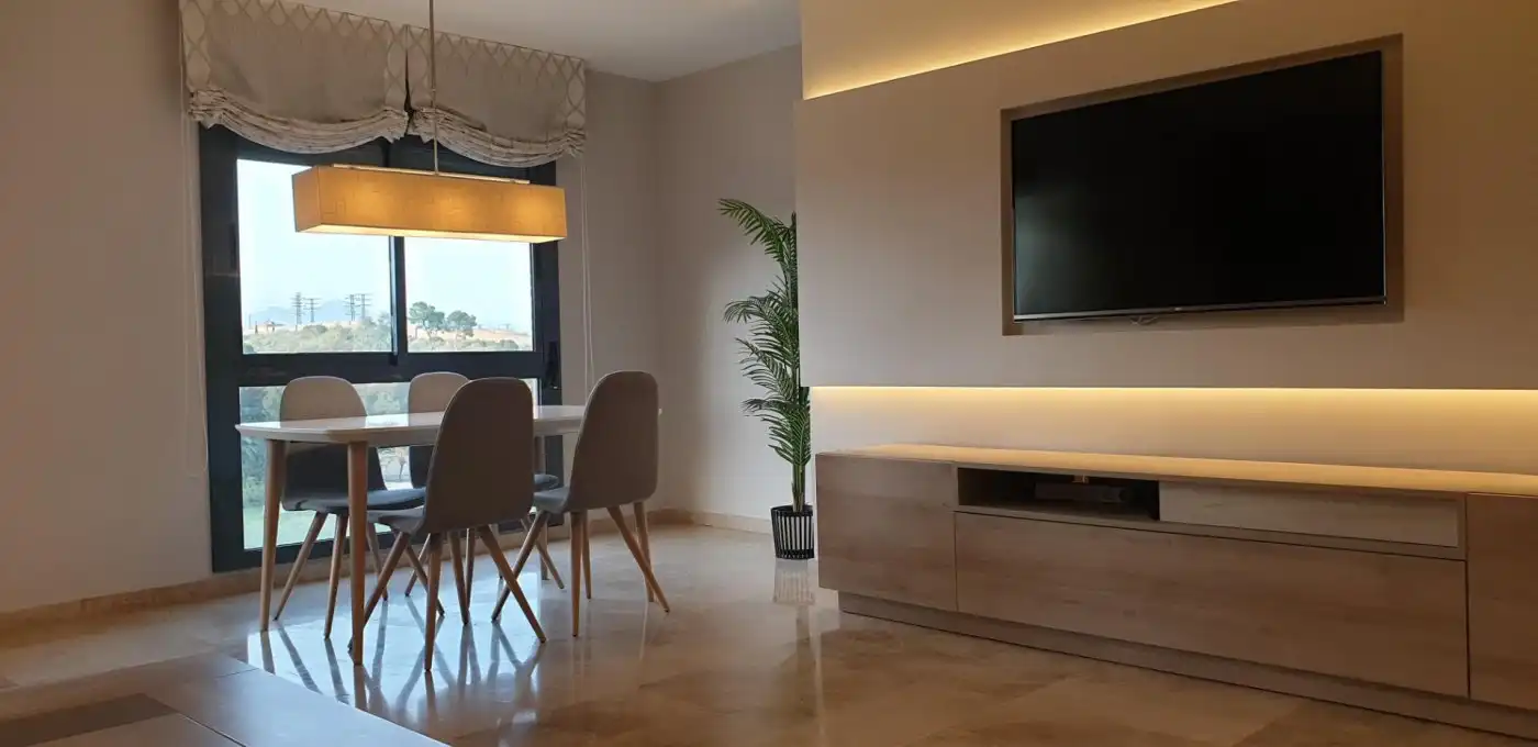 Living room of Flat for rent in Alicante / Alacant  with Air Conditioner, Terrace and Furnished