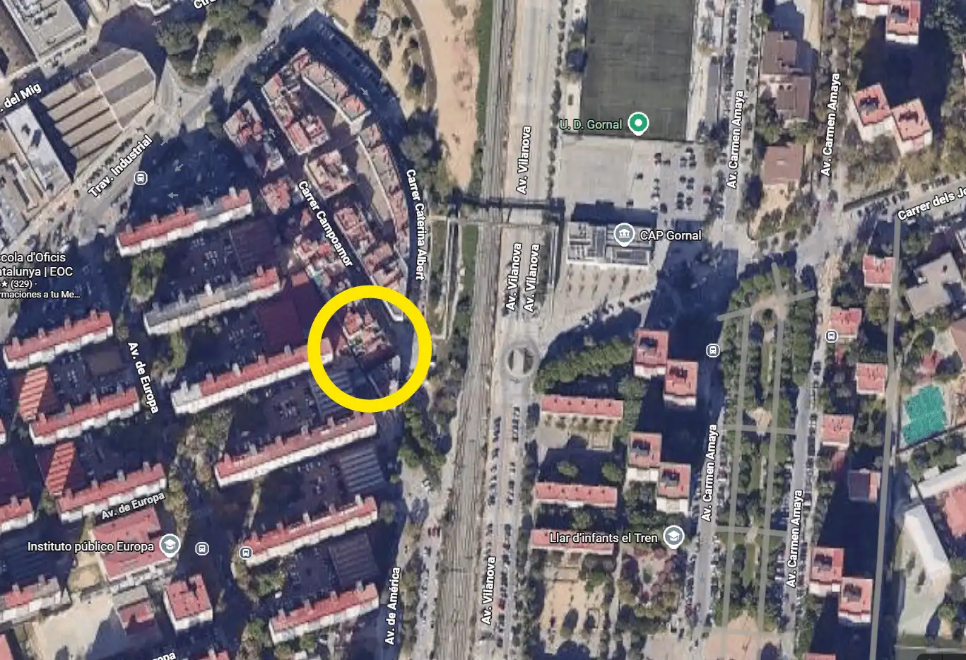 Exterior view of Flat for sale in L'Hospitalet de Llobregat  with Heating