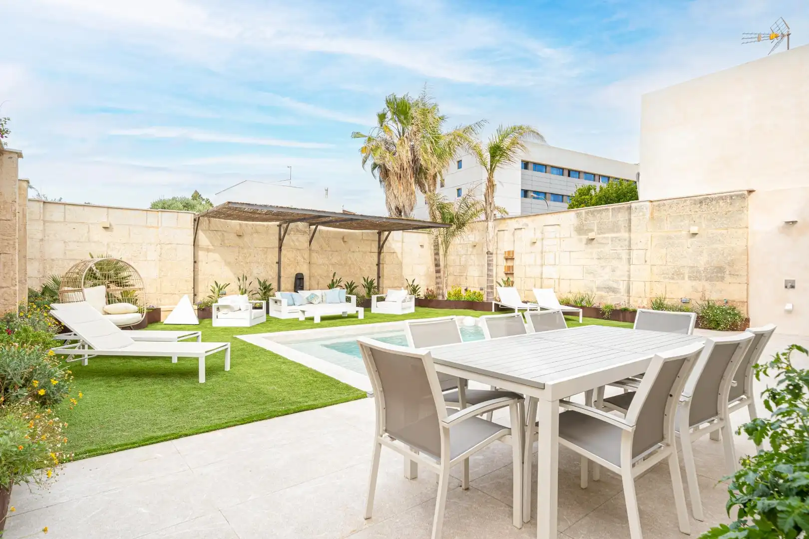 Terrace of Houses for sale in  Palma de Mallorca  with Air Conditioner, Heating and Private garden