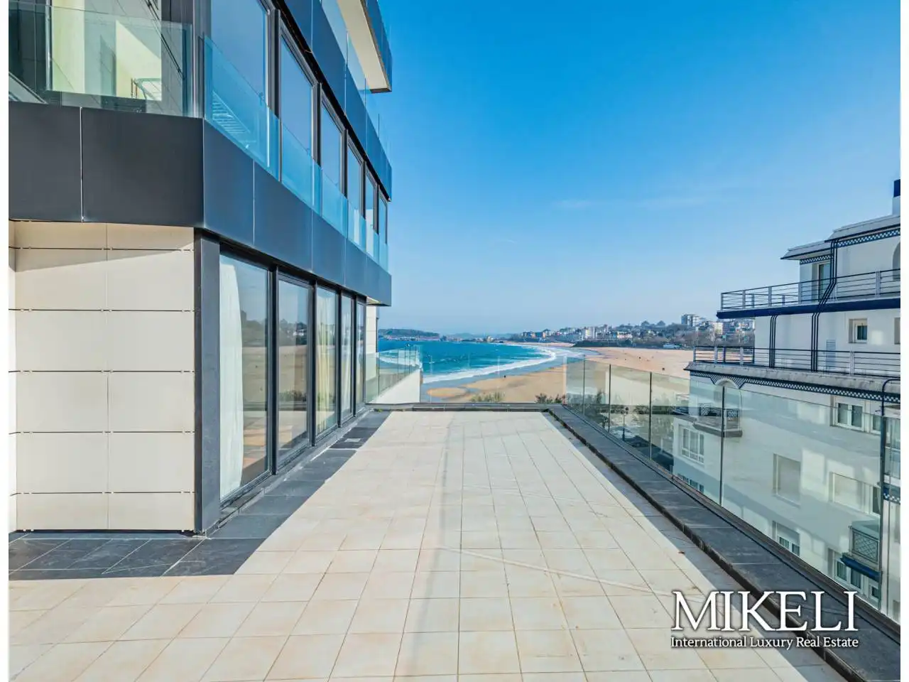Terrasse von Wohnung zum Verkauf in Santander mit Heizung, Parkett und Terrasse