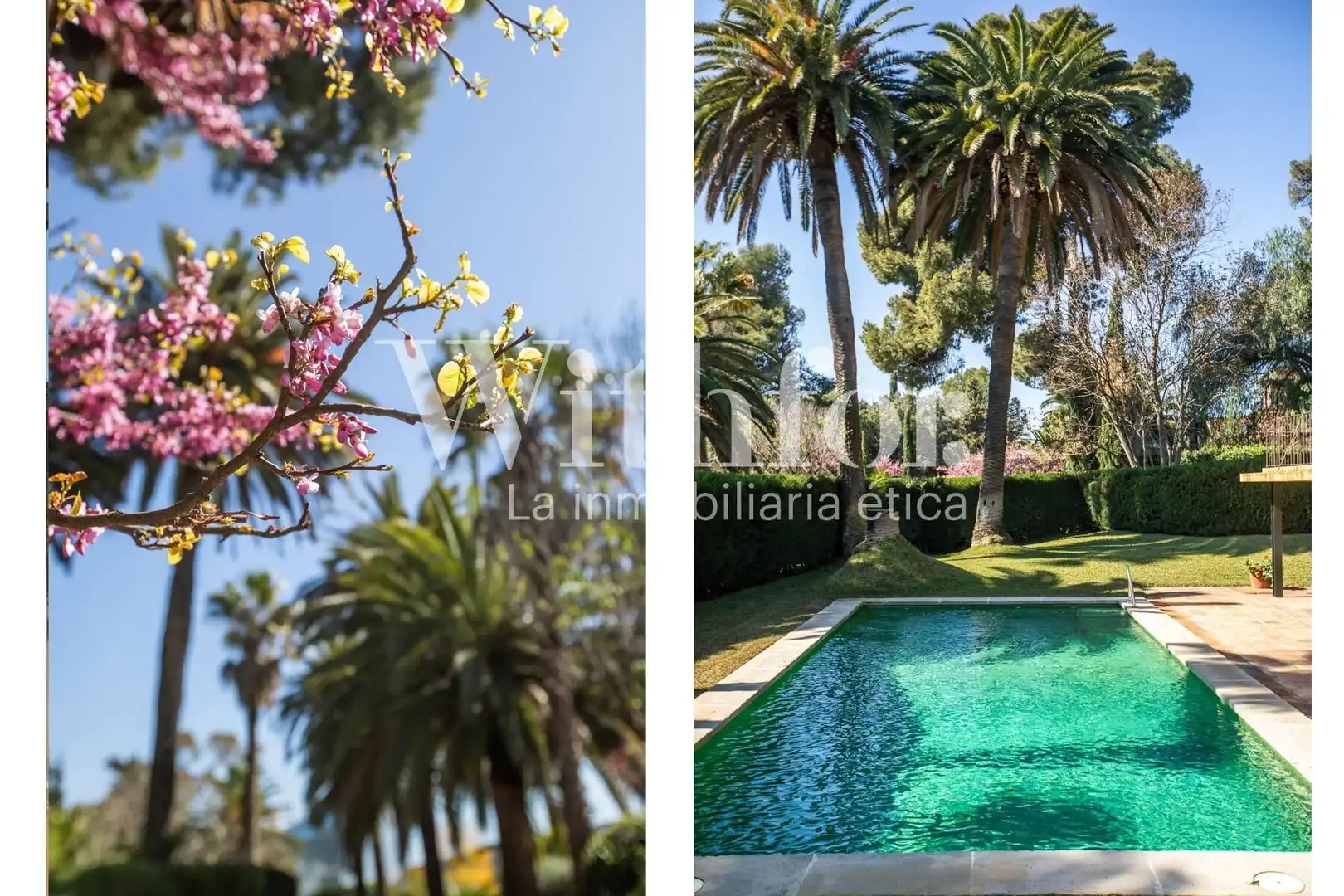 Garden of Houses for rent in Esplugues de Llobregat  with Air Conditioner, Heating and Private garden