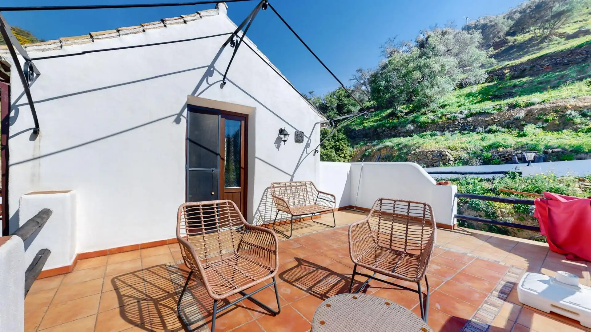 Terrassa de Finca rústica en venda en Casares amb Calefacció, Jardí privat i Terrassa