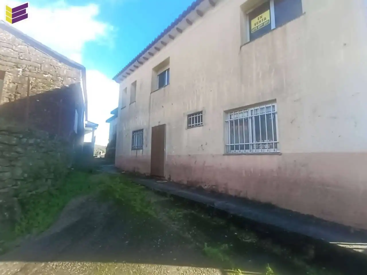Vista exterior de Casa o chalet en venta en A Lama   con Calefacción, Jardín privado y Terraza