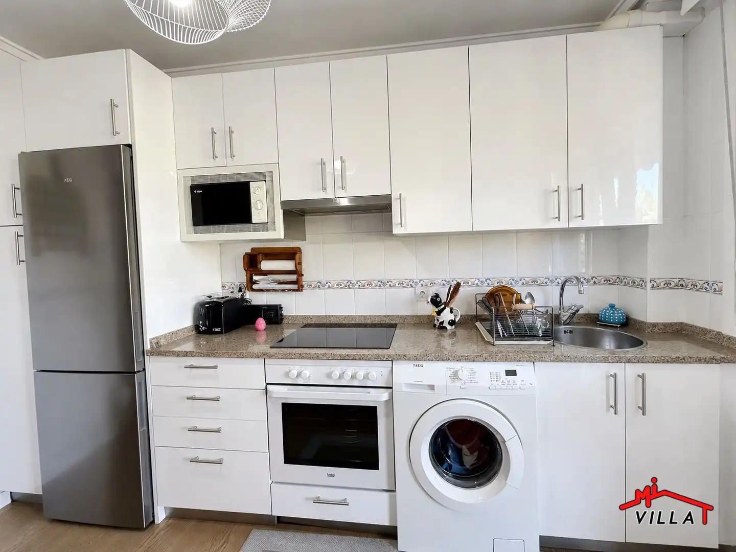 Küche von Wohnung zum Verkauf in Laredo mit Heizung und Terrasse