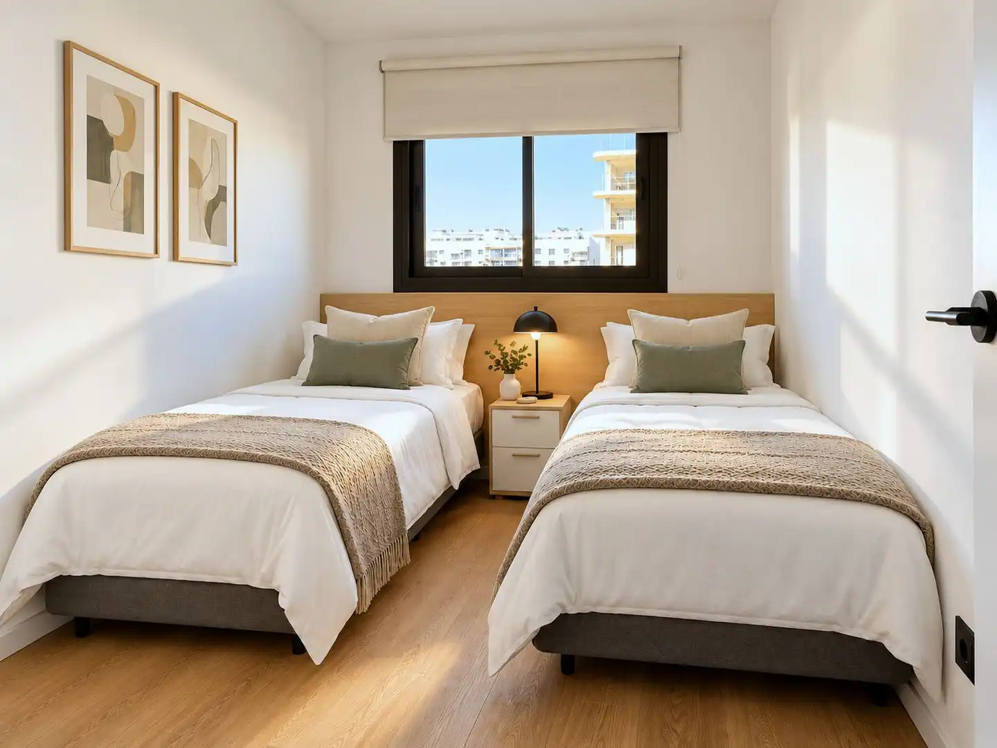Habitación de Apartamento de alquiler en Moncofa con Aire acondicionado, Terraza y Trastero