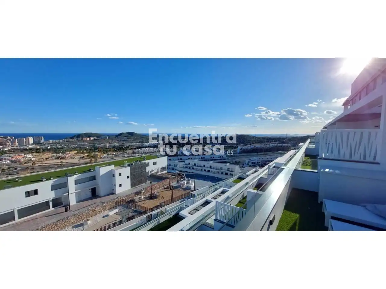 Exterior view of Attic for rent in Finestrat  with Air Conditioner, Heating and Terrace
