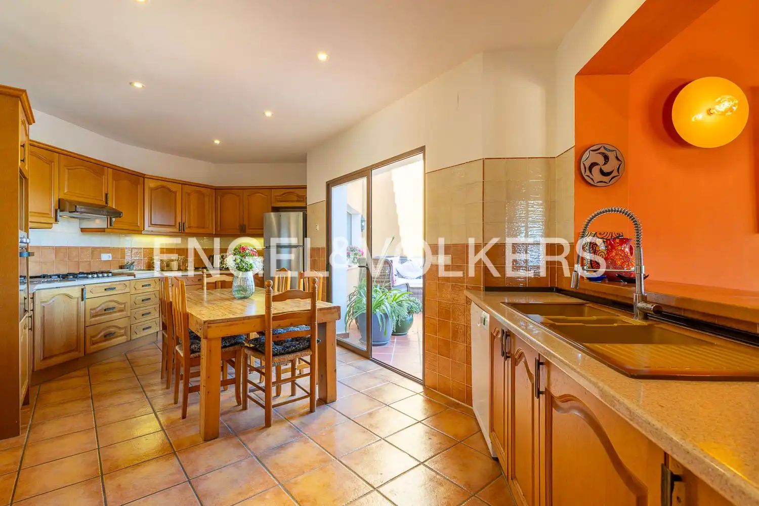 Cocina de Casa o chalet en venta en Xaló con Aire acondicionado, Calefacción y Jardín privado