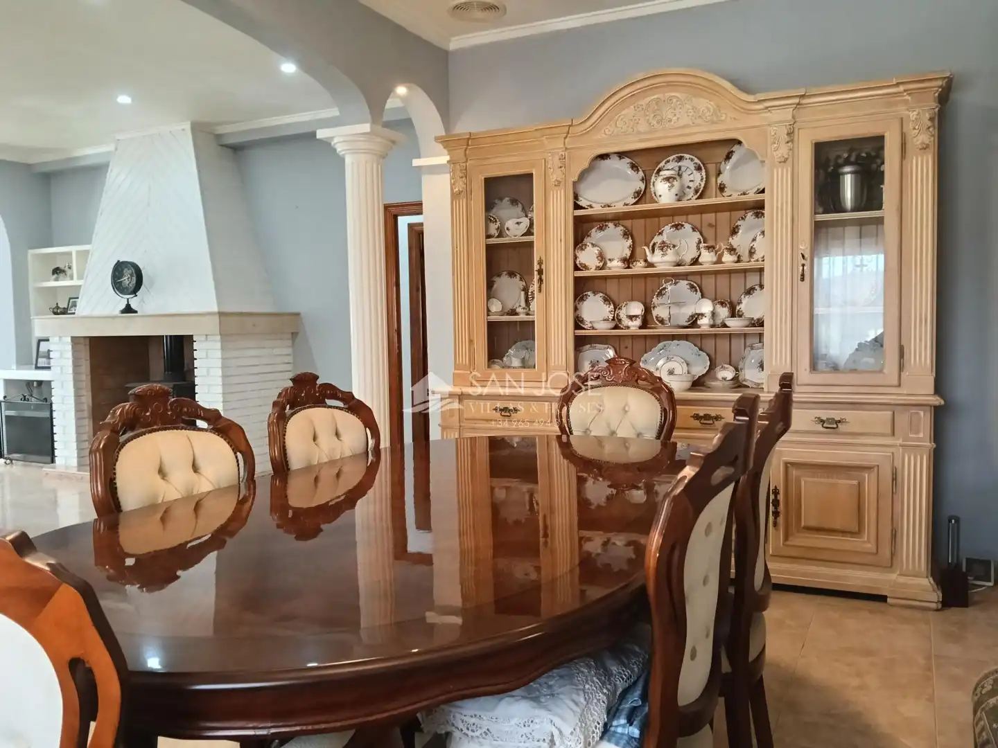 Comedor de Casa o chalet en venta en Aspe con Aire acondicionado, Calefacción y Jardín privado