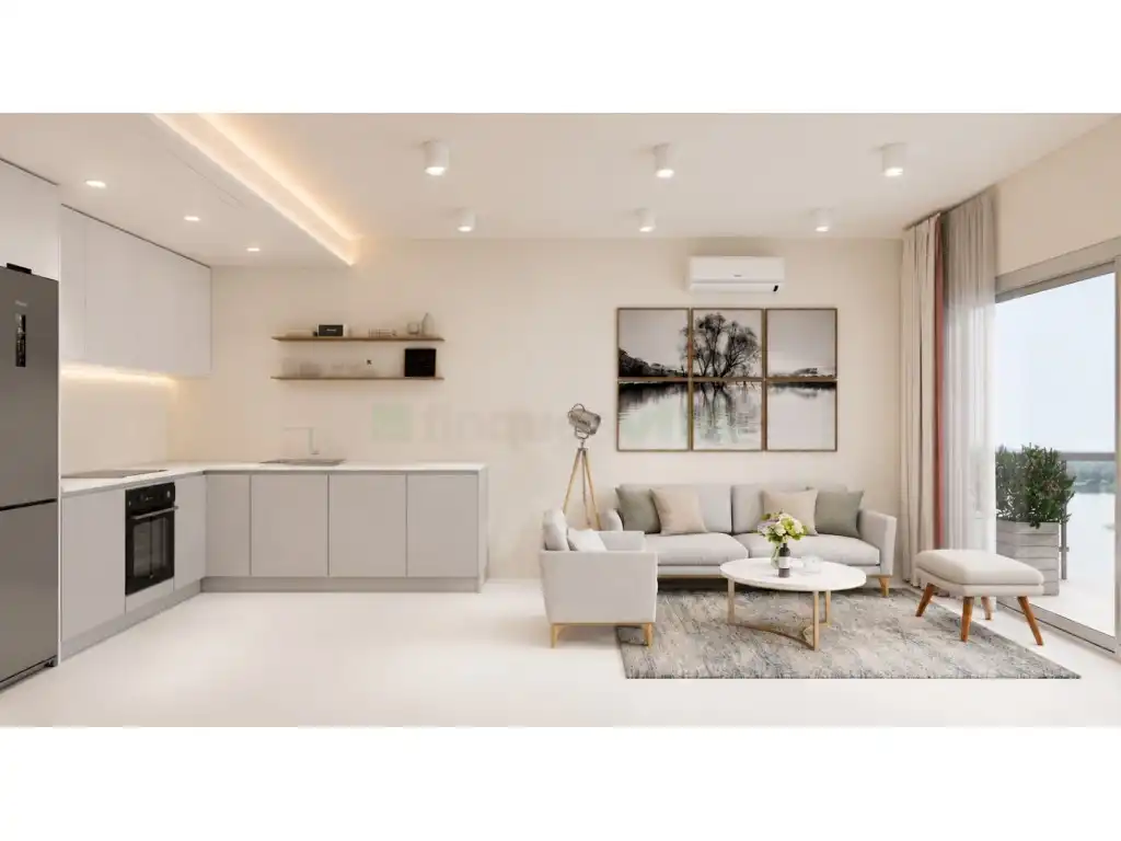 Sala de estar de Piso en venta en Pineda de Mar con Aire acondicionado