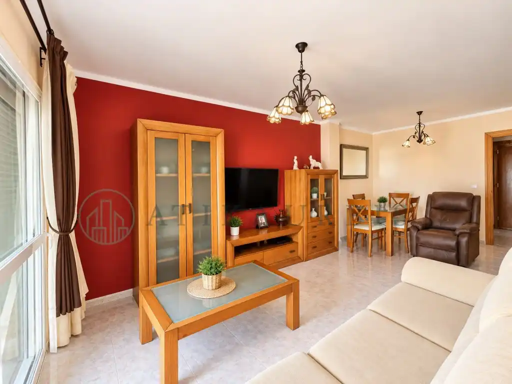 Sala de estar de Piso en venta en Málaga con Aire acondicionado, Terraza y Amueblado