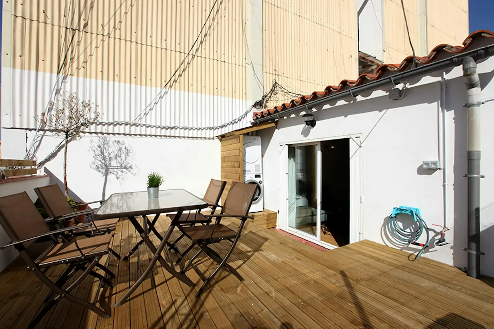 Terrace of Flat for rent in Barcelona  with Air Conditioner, Heating and Furnished