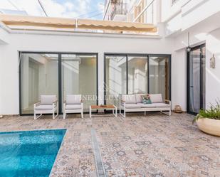 Terrace of Flat for sale in  Valencia Capital  with Air Conditioner and Swimming Pool