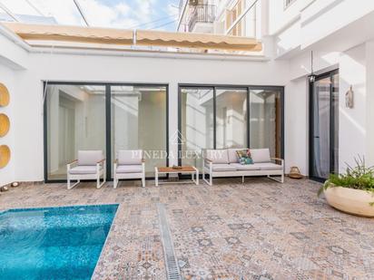 Terrace of Flat for sale in  Valencia Capital  with Air Conditioner and Swimming Pool