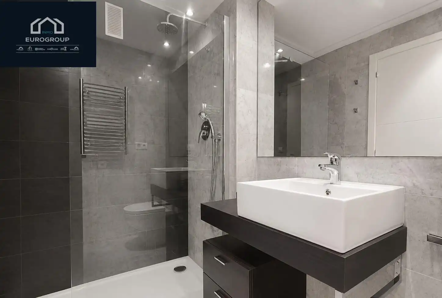 Badezimmer von Wohnungen zur Miete in Benidorm mit Heizung, Terrasse und Möbliert