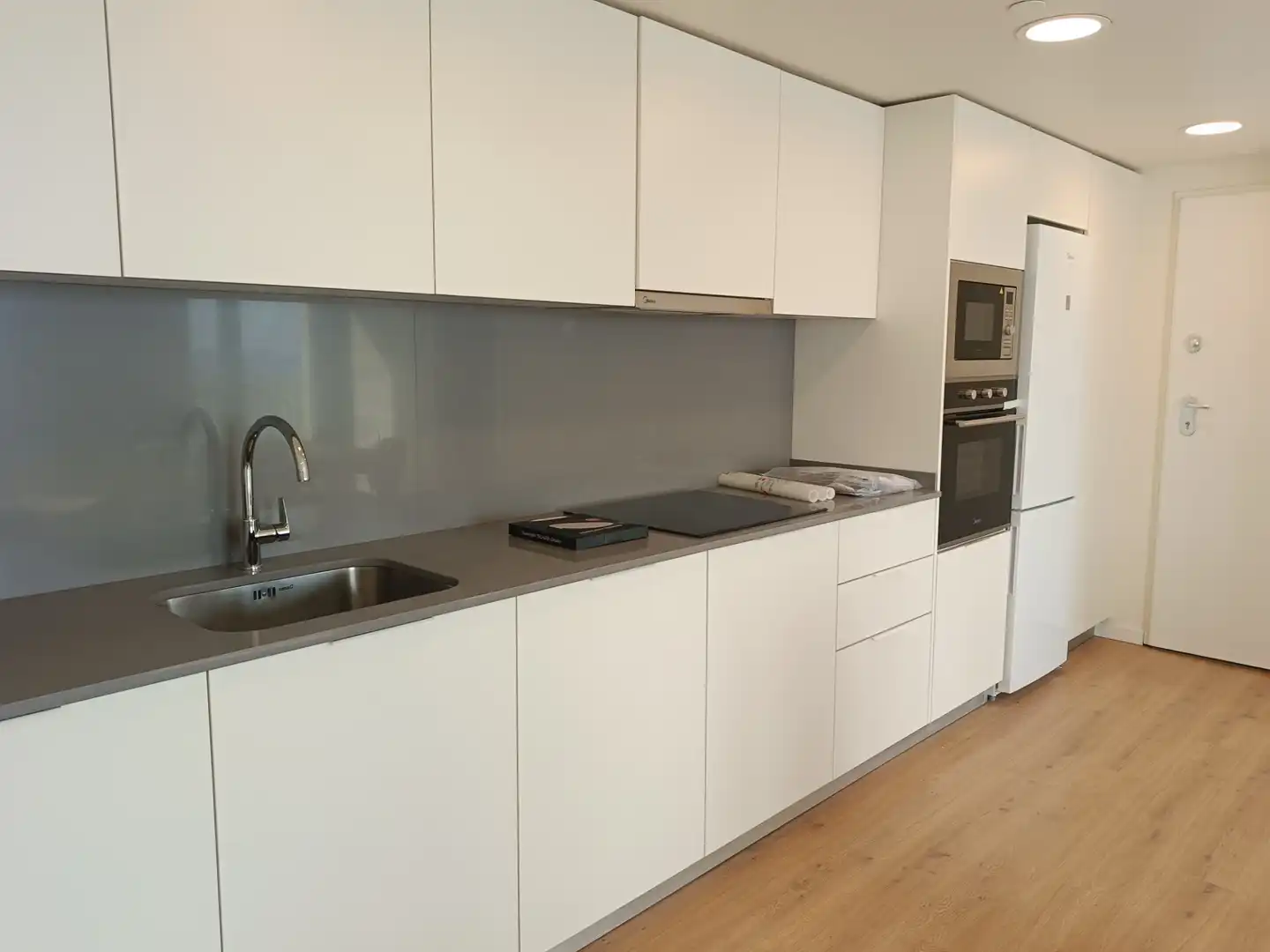 Küche von Wohnung zur Miete in Mataró mit Klimaanlage, Heizung und Parkett