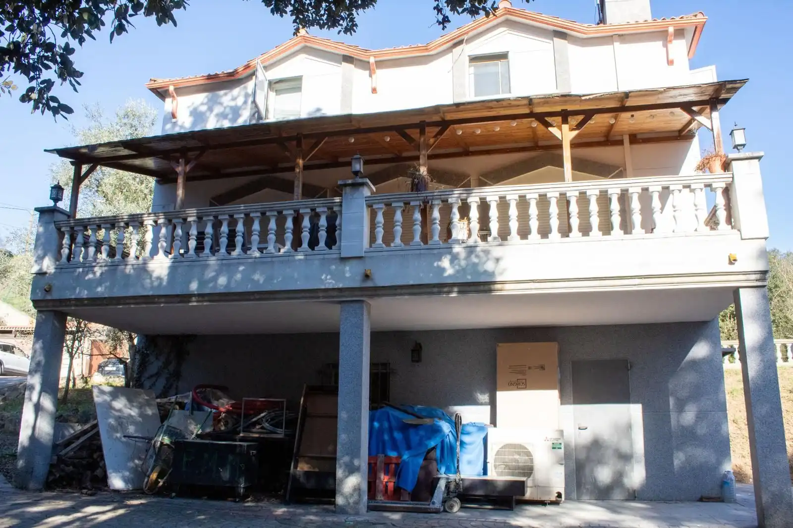 Vista exterior de Casa o xalet en venda en Sant Celoni amb Aire condicionat, Calefacció i Jardí privat