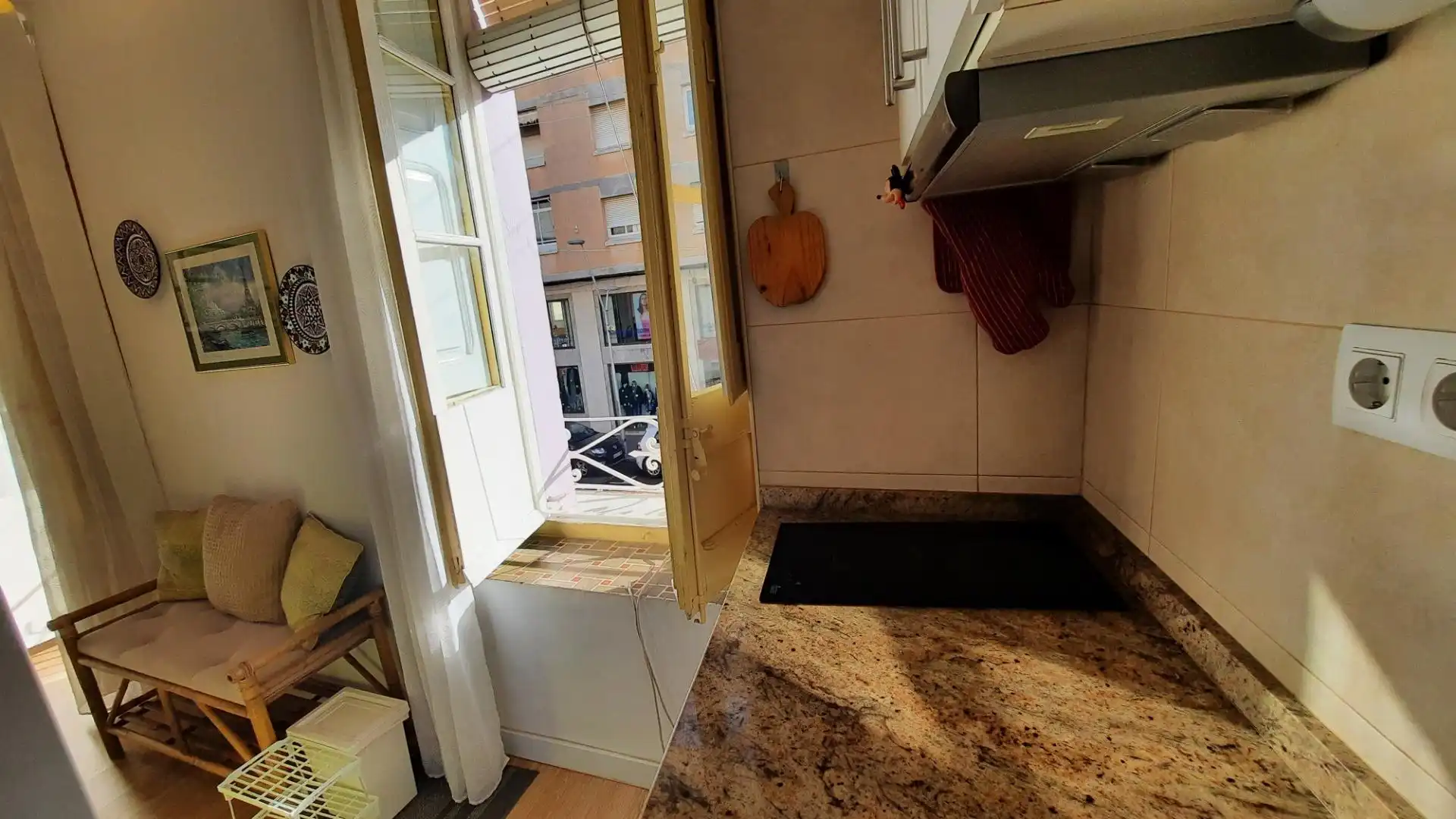 Kitchen of Apartments for sale in La Ràpita  with Air Conditioner, Parquet flooring and Furnished