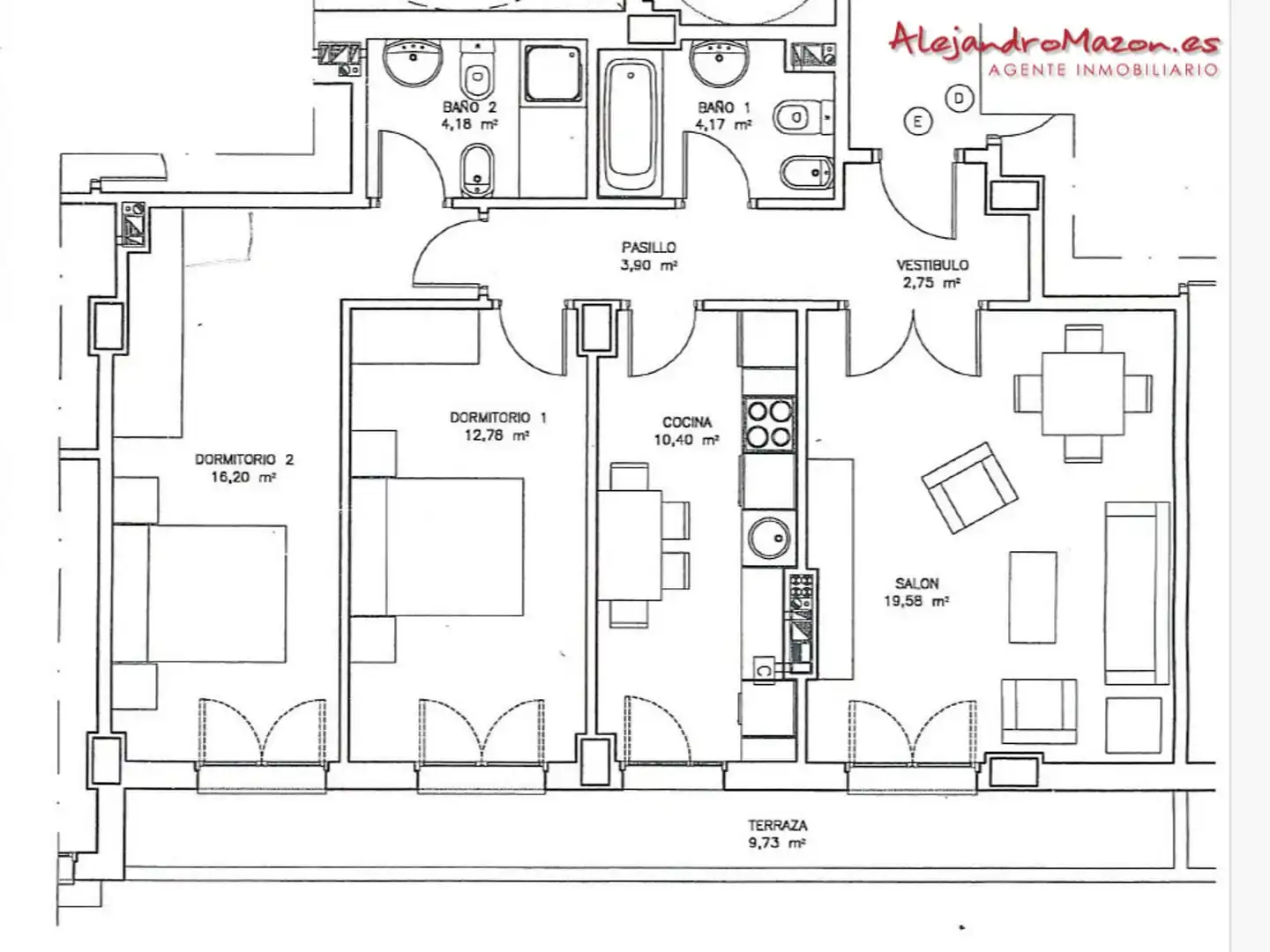 Piso en venta en Castro-Urdiales con Calefacción, Parquet y Terraza