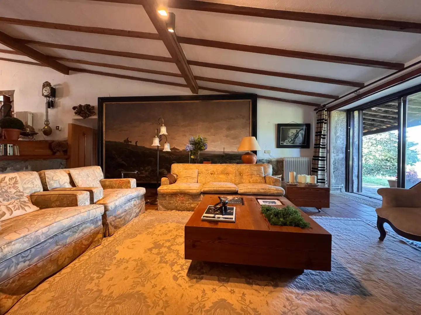 Sala de estar de Casa o chalet en venta en Pontevedra Capital  con Calefacción, Jardín privado y Terraza