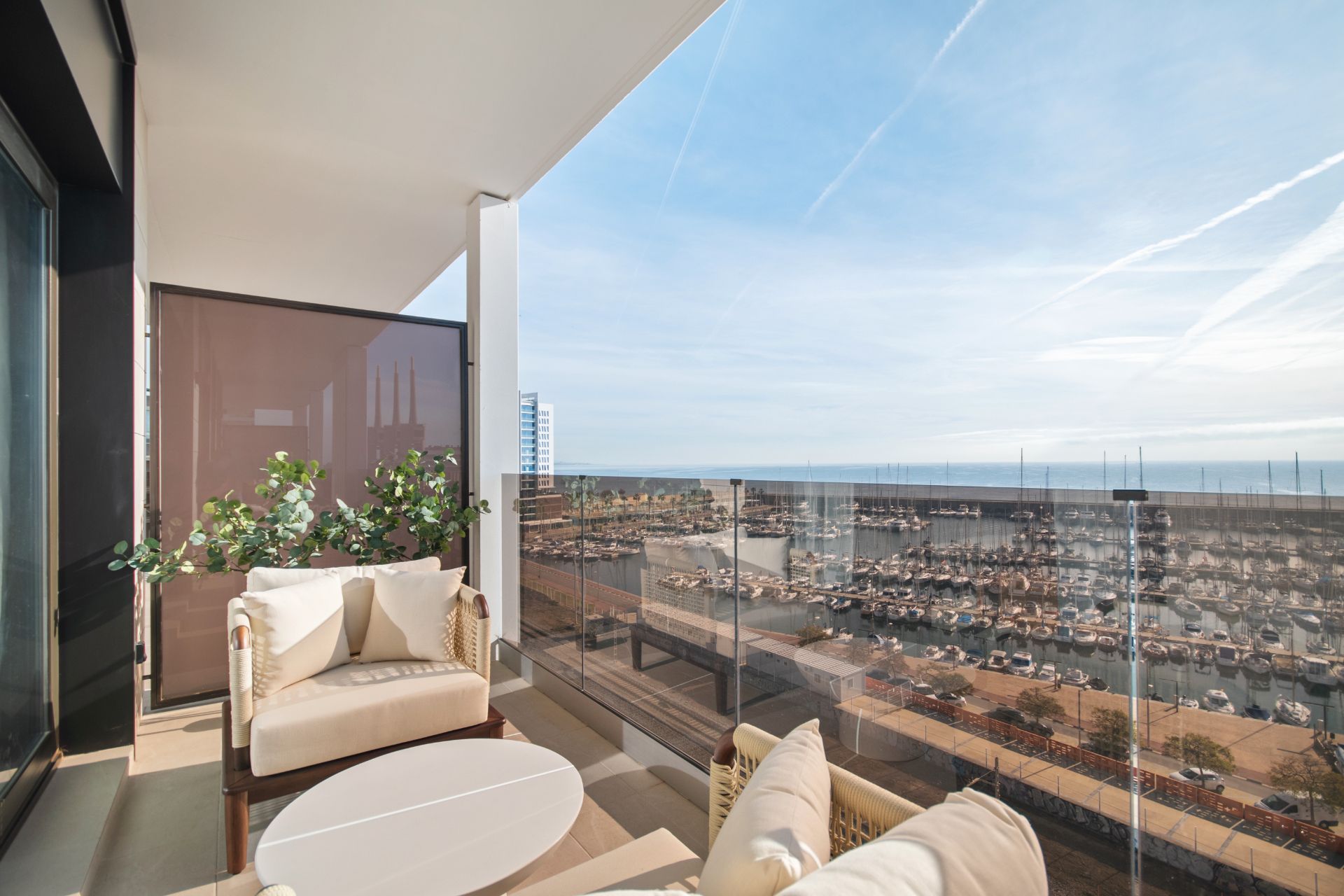 Terrace of Flat to rent in Badalona  with Terrace, Oven and Washing machine
