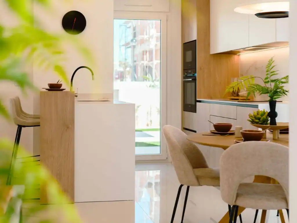 Kitchen of Apartments for sale in Rojales  with Air Conditioner, Private garden and Community pool