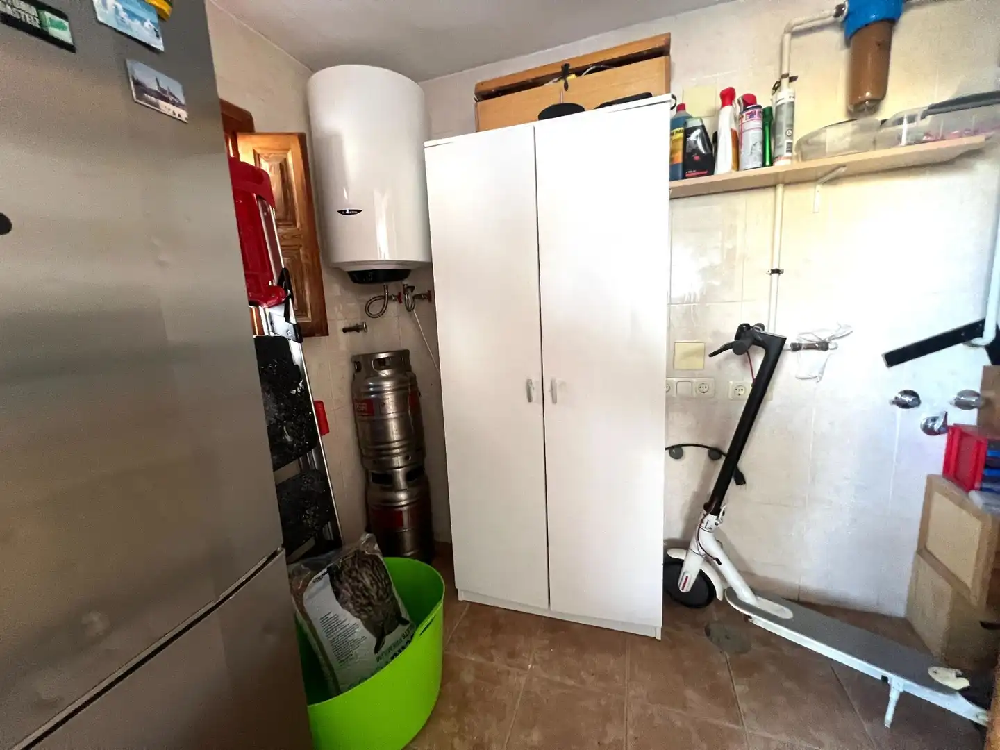 Küche von Einfamilien-Reihenhaus zum Verkauf in San Vicente del Raspeig / Sant Vicent del Raspeig mit Klimaanlage, Heizung und Privatgarten