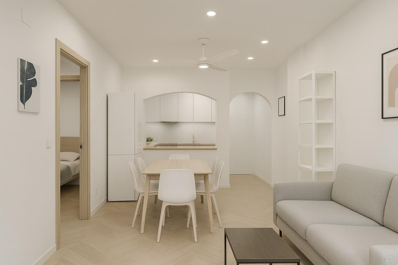 Living room of Flat for rent to own in San Pedro del Pinatar  with Air Conditioner, Heating and Balcony