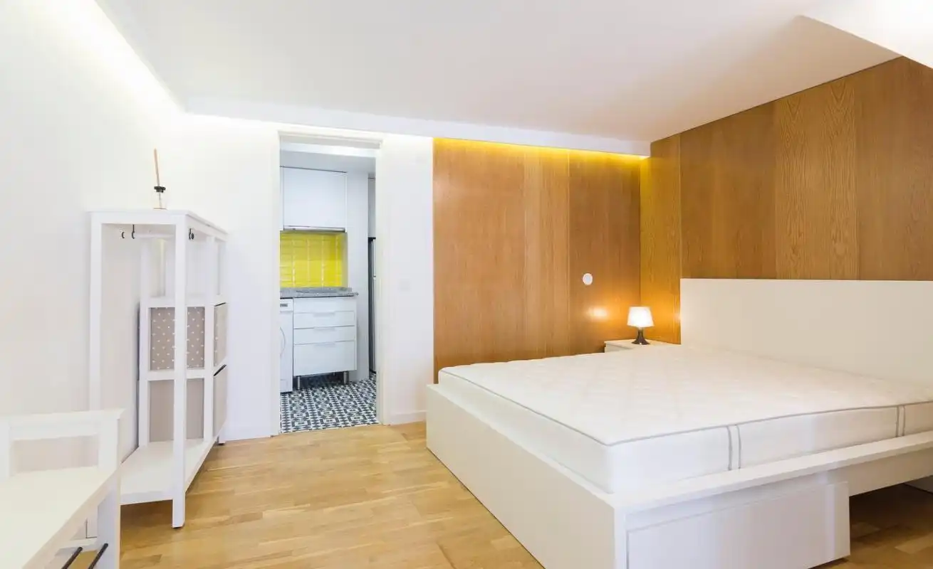 Dormitori de Apartament de lloguer en Madrid amb Moblat i Es permeten mascotes