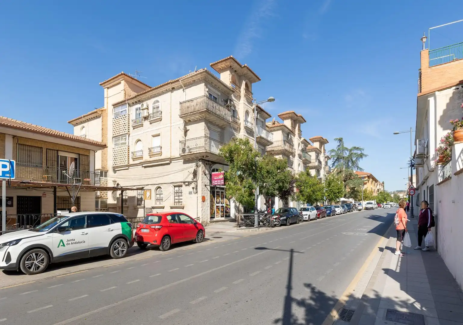 Vista exterior de Piso en venta en Cenes de la Vega con Aire acondicionado y Balcón