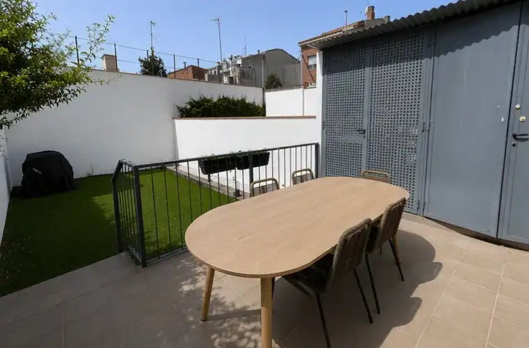 Terrasse von Erdgeschoss zum Verkauf in Granollers mit Klimaanlage, Heizung und Privatgarten