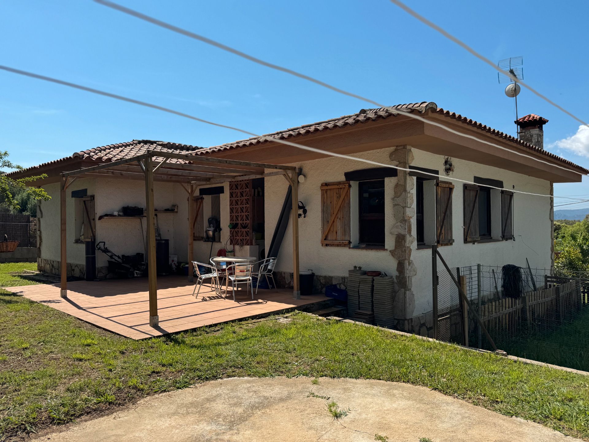 Exterior view of House or chalet for sale in Santa Cristina d'Aro  with Private garden, Terrace and Storage room