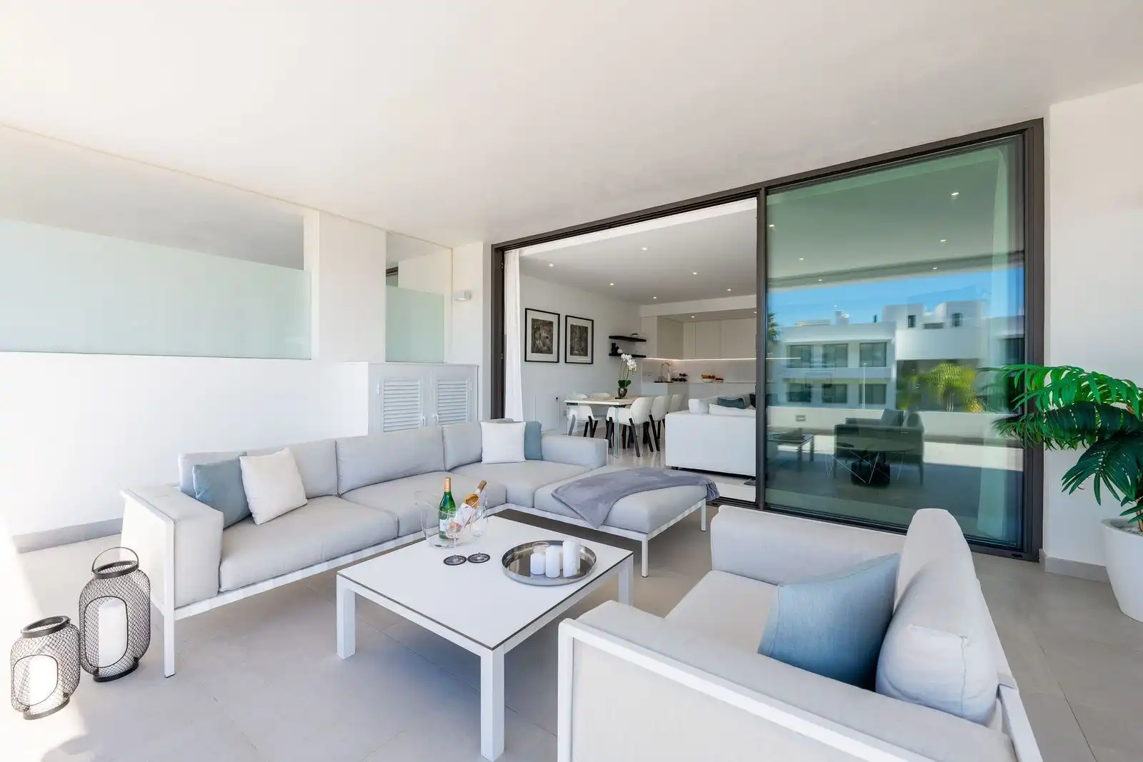Terraza de Apartamento en venta en Estepona con Terraza, Trastero y Amueblado