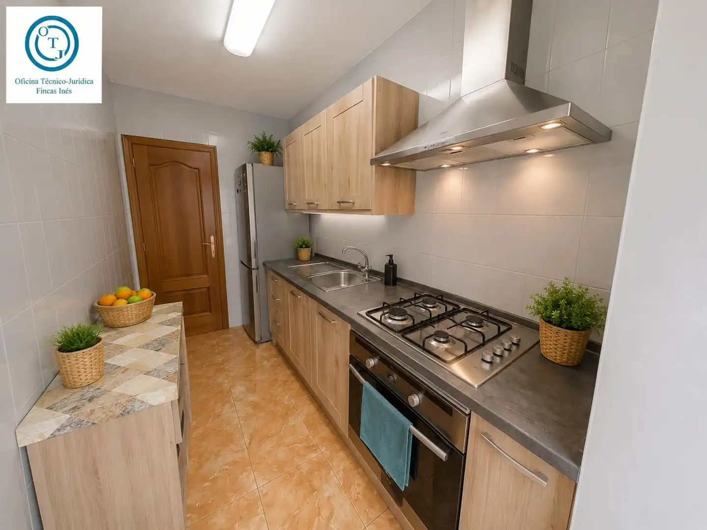Küche von Wohnung zum Verkauf in Mollet del Vallès mit Klimaanlage und Balkon