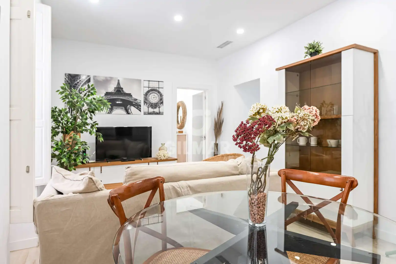 Sala de estar de Piso en venta en Cádiz con Calefacción y Balcón