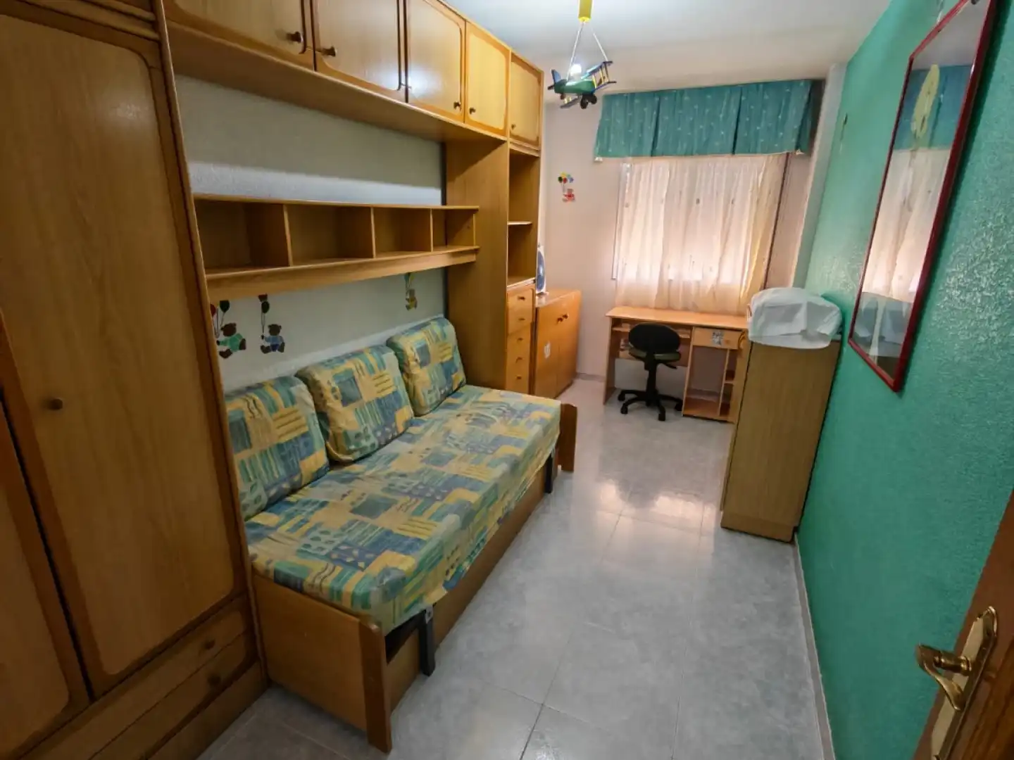 Bedroom of Flat for rent in Murcia  with Furnished, Washing machine and Balcony
