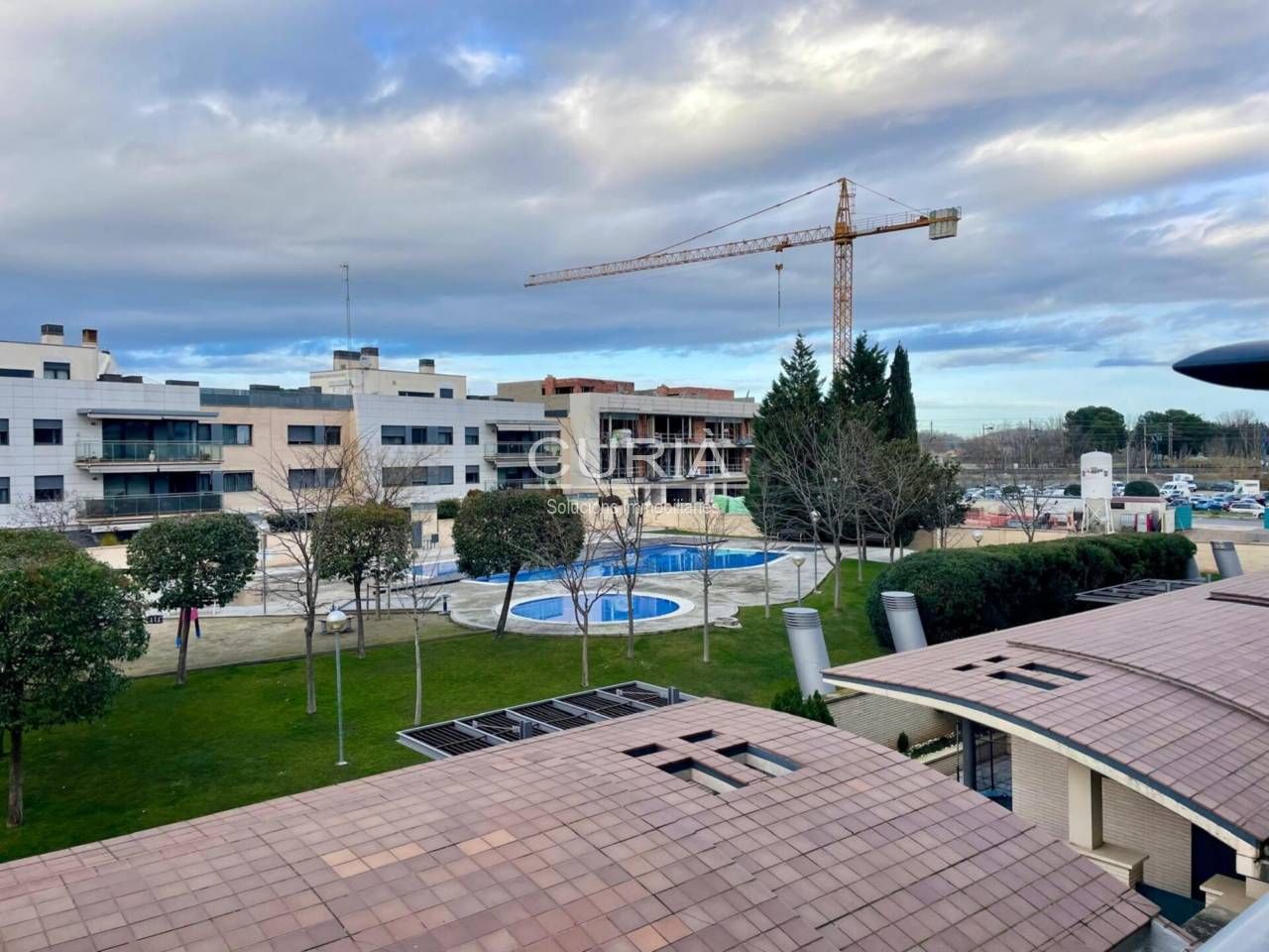 Exterior view of Flat to rent in  Lleida Capital  with Air Conditioner, Heating and Parquet flooring