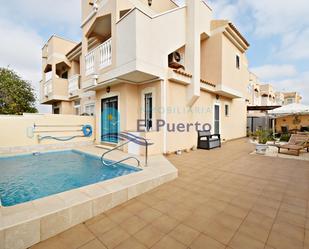 Exterior view of Duplex for sale in Mazarrón  with Air Conditioner, Terrace and Swimming Pool