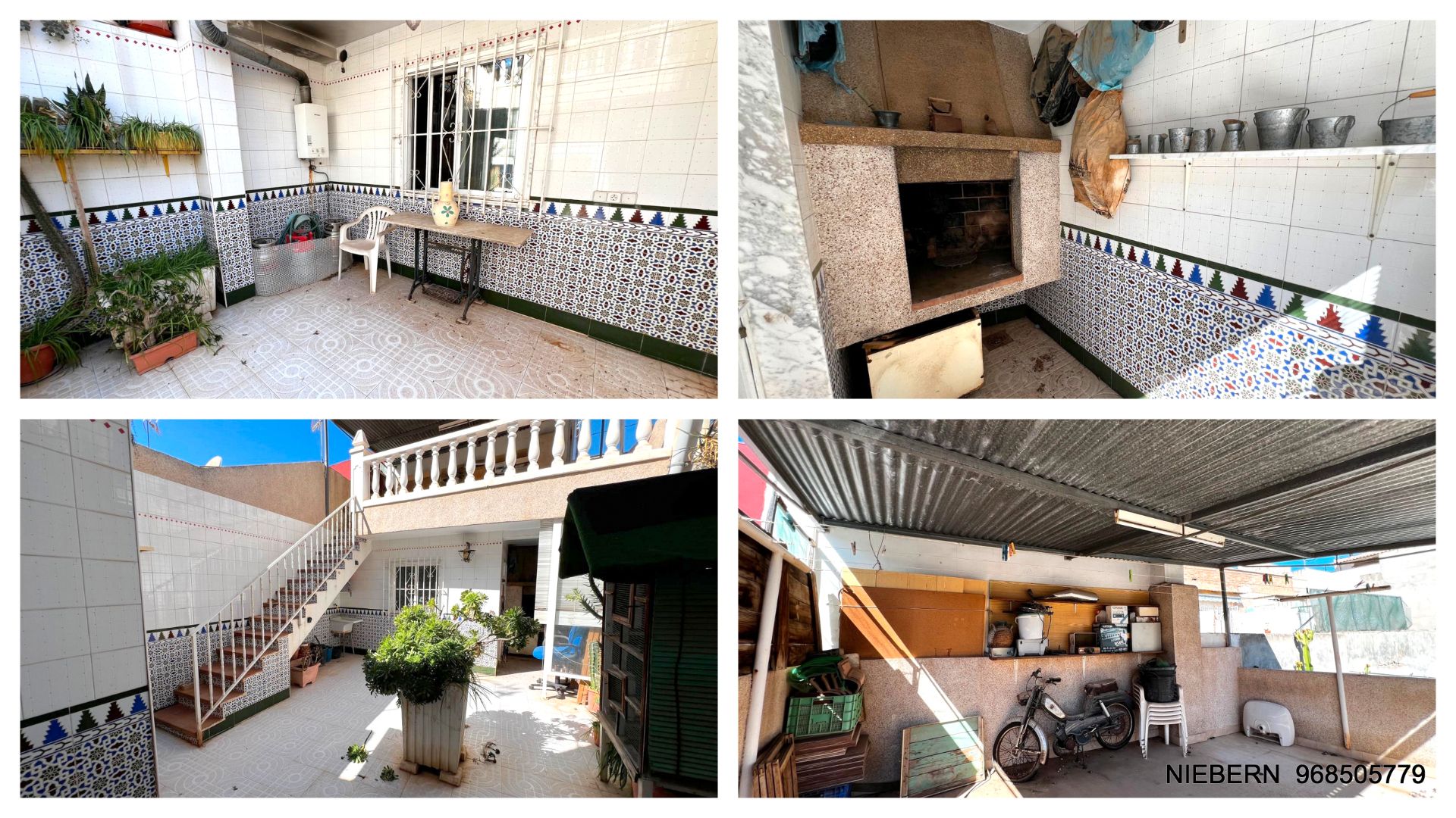 Exterior view of Single-family semi-detached for sale in Cartagena  with Air Conditioner and Terrace