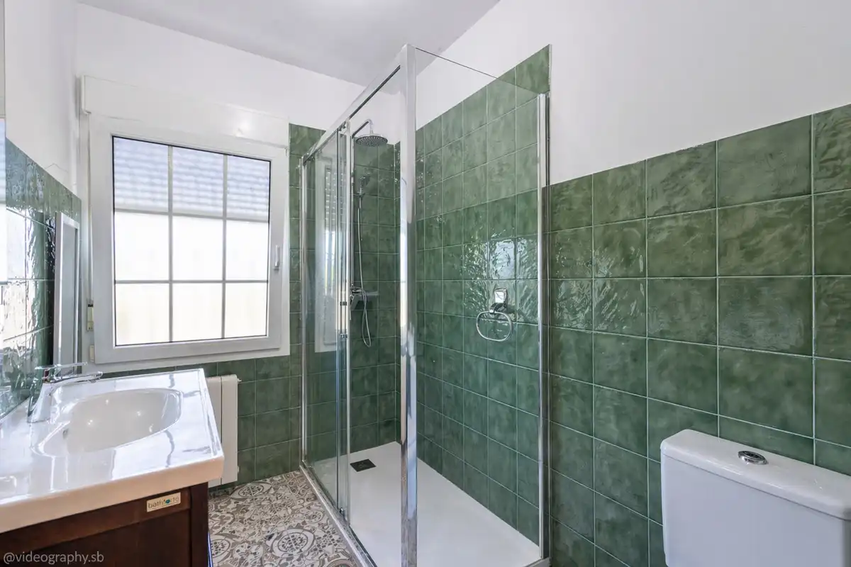 Baño de Casa o chalet en venta en Móstoles con Aire acondicionado, Calefacción y Jardín privado