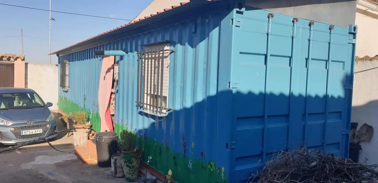 Vista exterior de Casa o xalet en venda en Alcázar del Rey amb Traster