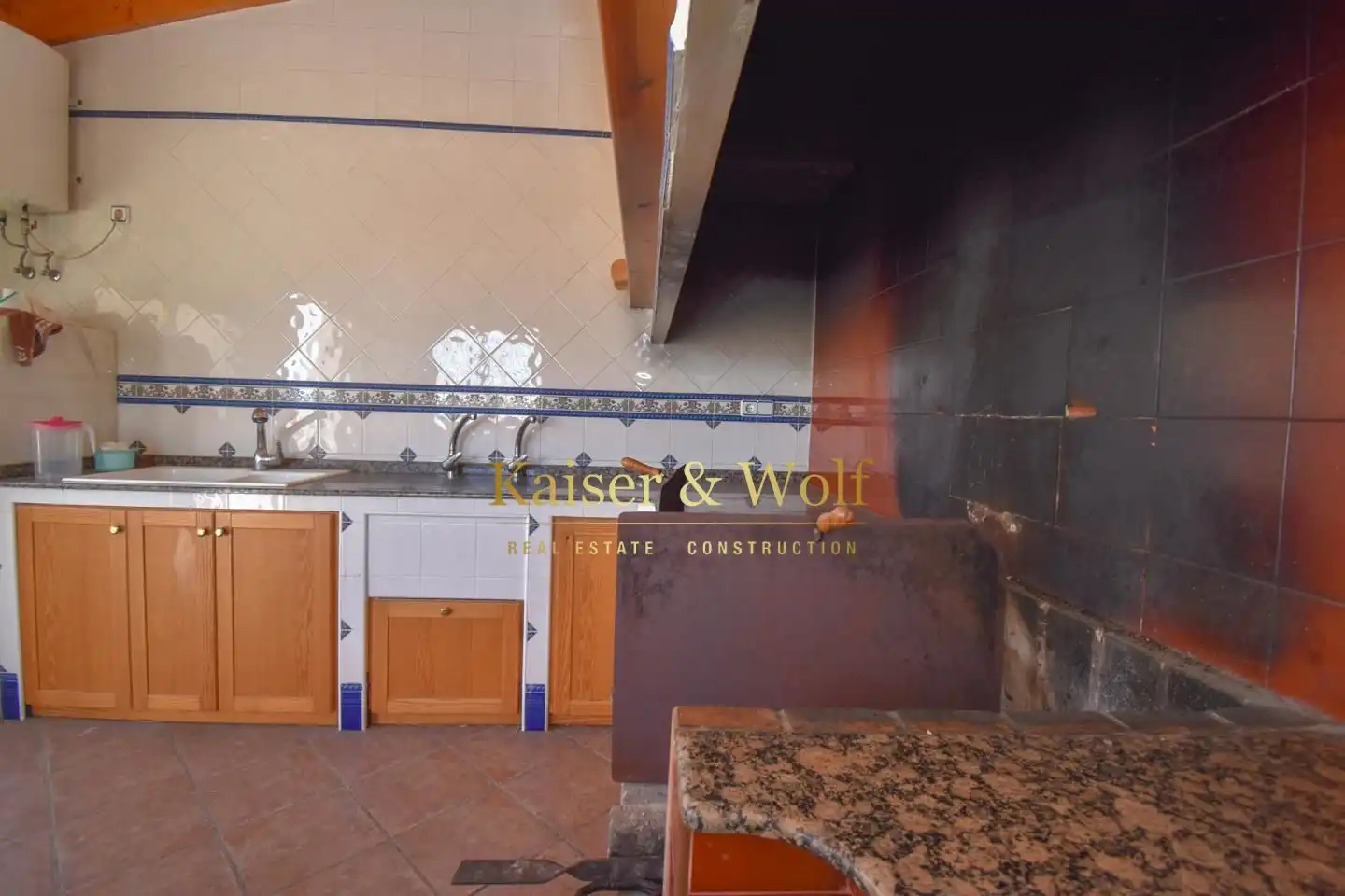 Cocina de Casa o chalet en venta en Crevillent con Aire acondicionado, Jardín privado y Terraza