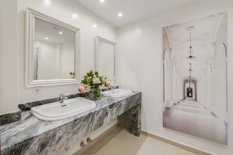 Bany de Casa o xalet en venda en Pollença amb Aire condicionat, Jardí privat i Terrassa