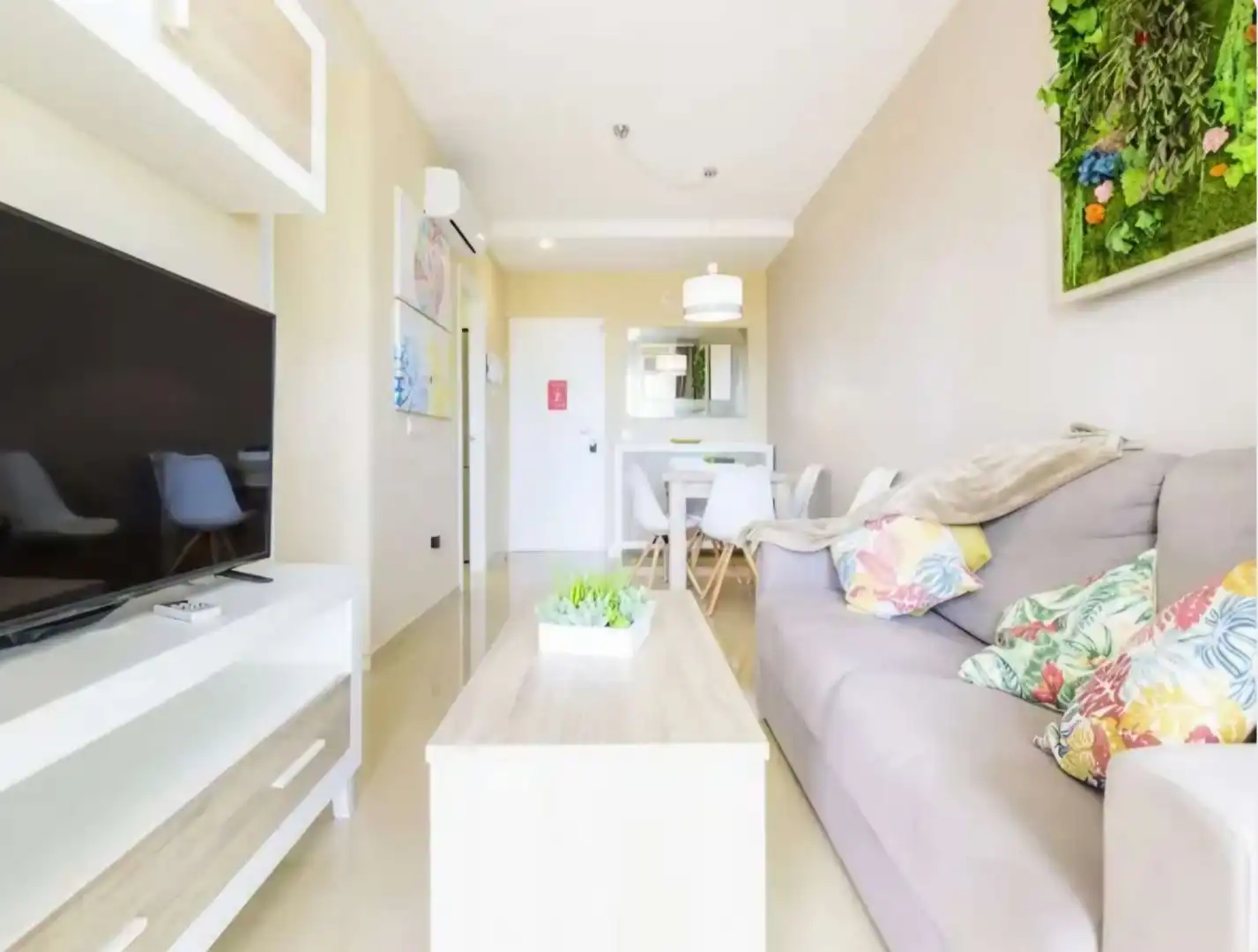 Living room of Apartments for sale in Oropesa del Mar / Orpesa  with Air Conditioner, Terrace and Swimming Pool