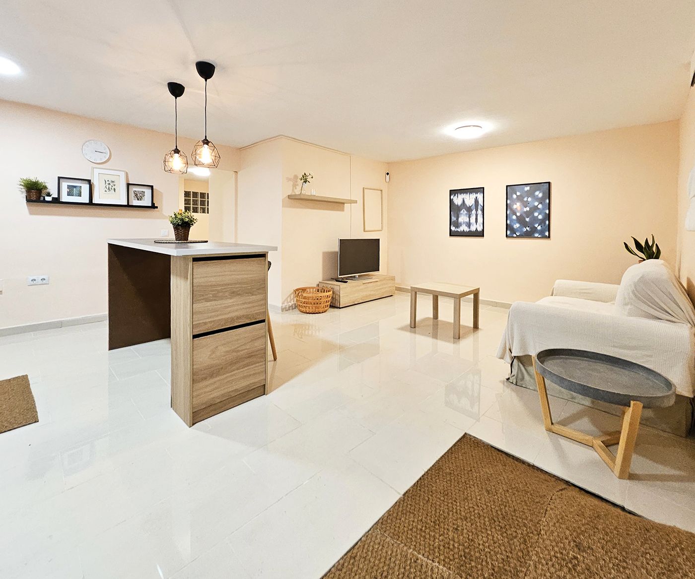 Living room of Flat to rent in Premià de Dalt  with Furnished