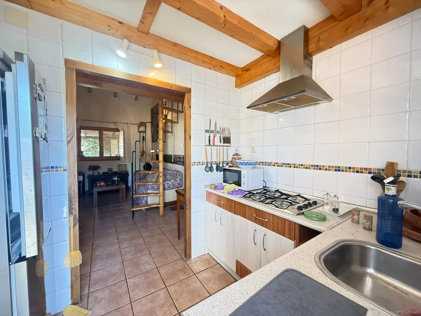 Cocina de Casa o chalet en venta en Escatrón con Jardín privado, Amueblado y Lavadora